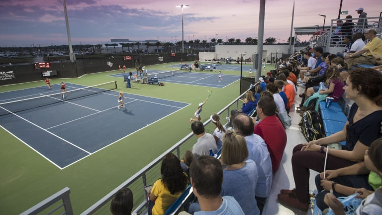 Caroline du Nord contre Texas Tech sur le campus national de l'USTA.