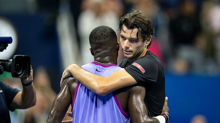 După ce a câștigat o semifinală agitată și bine luptată împotriva lui Frances Tiafoe, prietena și rivala sa, Fritz a răsuflat ușurat.