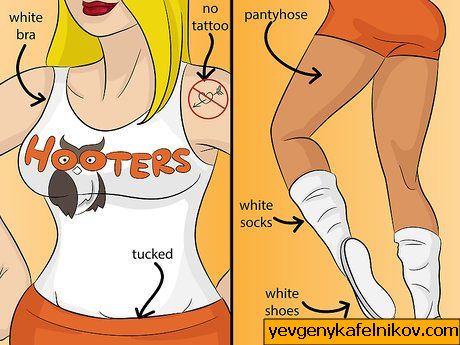 Bild med titeln Bli en Hooters Girl Steg 5