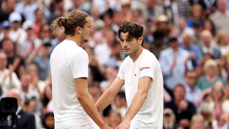 Zverev tentait de terminer une série de quarts de finale du Grand Chelem en carrière.