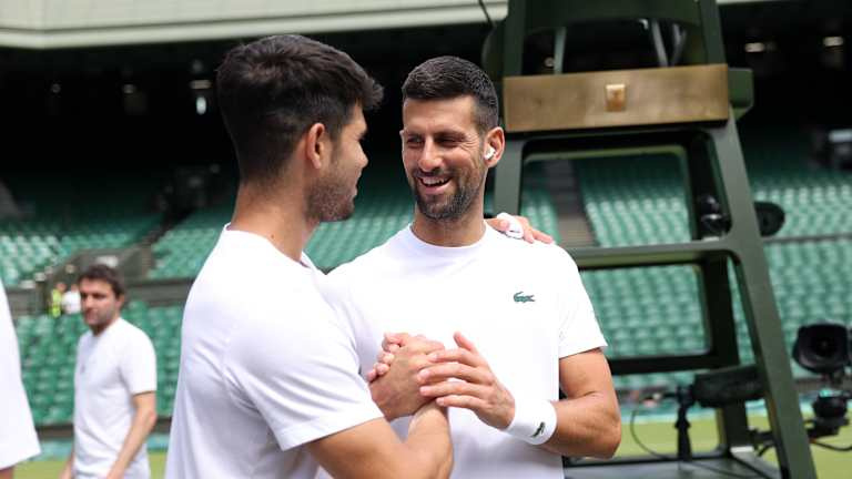 Un seguito degli uomini del 2023's final is a possibility after Alcaraz landed on Sinner's side of the draw as opposed to Djokovic's.
