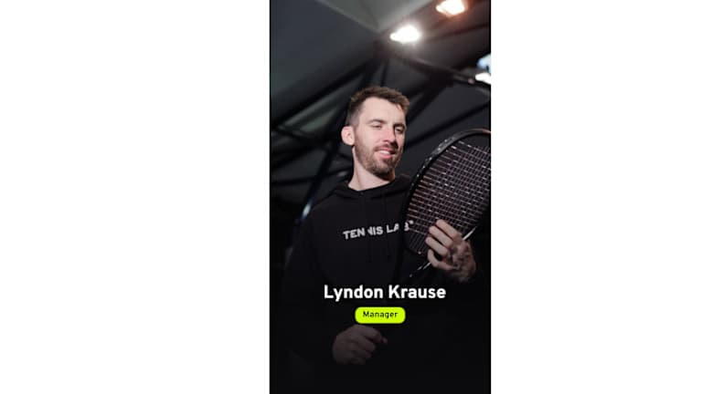 Lyndonas Krause'as yra „Tennis Lab“ vadovas.