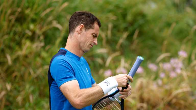 Andy Murray a fost un utilizator de mult timp al unui anumit supragrip albastru deschis.